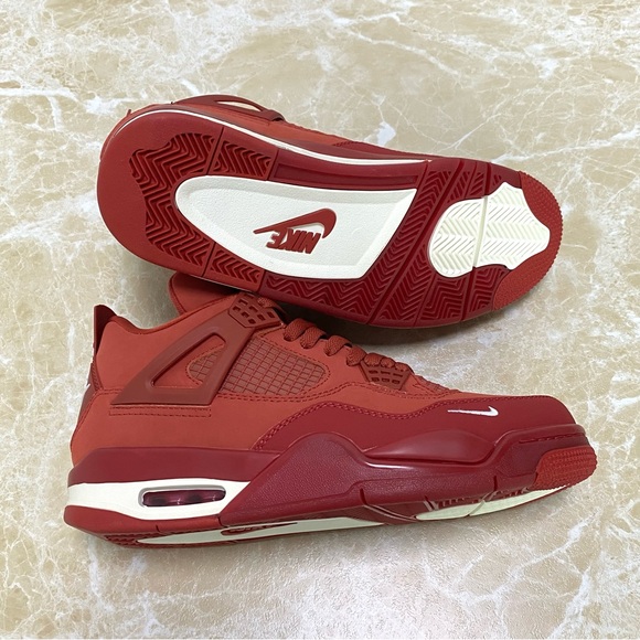 Jordan 4 Retro Brick by Brick -Men's Casual Sneakers Shoes - Picture 9 of 10